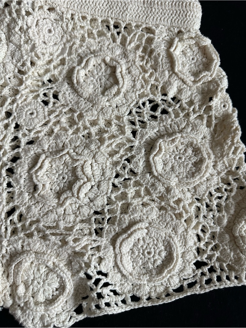 Revolve Tularosa Zephyr Crochet Drawstring Shorts White ivory Large - Picture 8 of 14